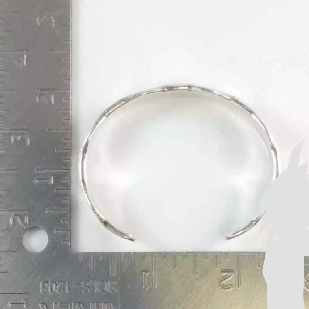 Amazing Solid Sterling Cuff Bracelet - image 5